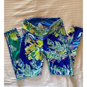 Lilly Pulitzer luxletic “wade & sea” leggings